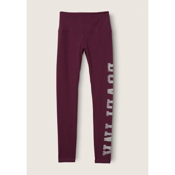 VS PINK LEGGINGS COTTON xl maroon - Picture 8 of 9